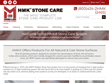 Tablet Screenshot of hmkstonecare.com